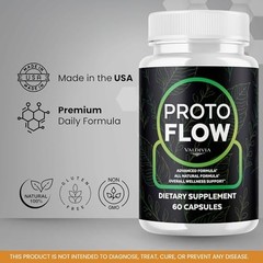 Valdivia Proto Flow 180 Capsules 3 Pack Dietary Supplement Made in USA