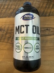NOW FOODS MCT Oil Liquid 32 fl oz Exp 11/2029