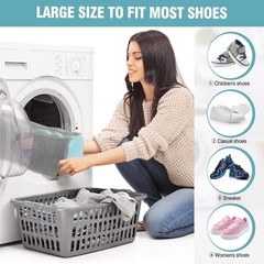 Shoe Washing Machine Bag, Shoe Laundry Bag for Washer and Dryer, Include Dry …