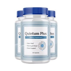 3-Pack Quietum Plus, Quietum Tinnitus Relief & Reduced Ear Ringing -180 Capsules
