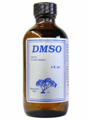 Nature’s Gift 99.9% Pure DMSO Distilled Water 4 oz Glass Bottle