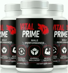 (3 Pack) Vital Prime for Men, VitalPrime Pills for ed, Advanced Male Support 60c