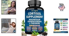 Cortisol Reducer Capsules with Ashwagandha & Magnesium – Stress & Sleep Support
