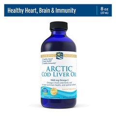 Nordic Naturals Arctic CLO – 100% Wild Cod Liver Oil, Unflavored, 8 Oz