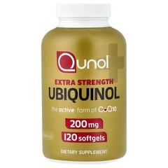 2 X Qunol, Ubiquinol, 200 mg, 120 Softgels