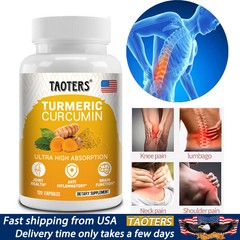 Turmeric Curcumin With Bioperine 1,300 mg – Bones, Joint Support Pills