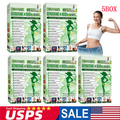 New 6 BOX Moringa Berberine NAD+ Weight Loss Patches Advanced Nano Microneedle