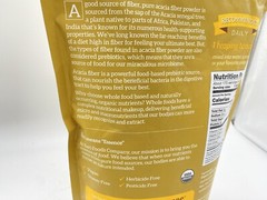 Organic Acacia Fiber Powder 30 Ounce Natural Whole Food Plant Based Prebiotic…