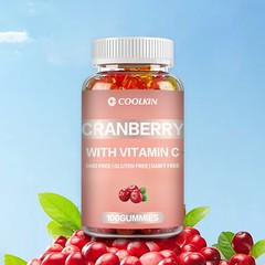 Cranberry Gummies – with VitaminC – UTI Support, Kidney and Bladder Health
