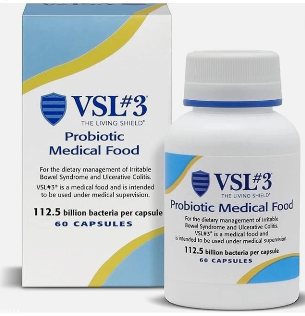 VSL#3 High-Potency Probiotic with CFUs Billion 112.5 for Digestive Health