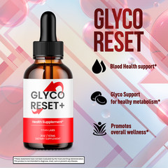 (5 Pack) Glyco Reset Drop Advanced Blood Support Supplement GlycoReset 150 Servs