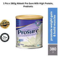 1 Pcs X 380g Abbott Pro Sure Milk High Protein, Prebiotic – Free Shipping