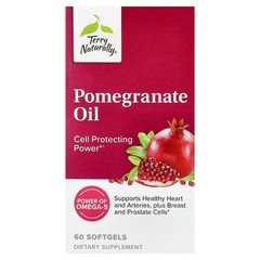 2 X Terry Naturally, Pomegranate Oil, 60 Softgels