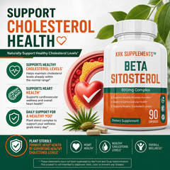 1 Btl Beta Sitosterol Super Mega Strength Prostate Phytosterol Plant Sterols