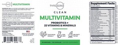 TypeZero Multivitamin Capsules (120 capsules) (1300 mg) – GMO-Free