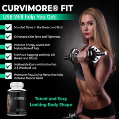 CURVIMORE® FiT Women Gym Supplement. Get Voluptuous, Muscled & Curvy Body Gains