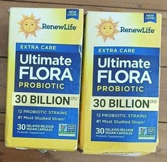 (2) Renew Life Extra Care Ultimate Flora Probiotic 30 Billion, Exp-09/2026