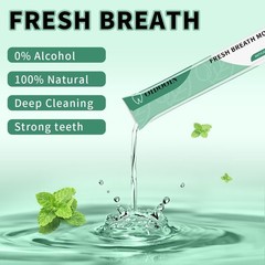 Travel Size Mouthwash Individual Mini for 0.01 Fl Oz (Pack of 40)