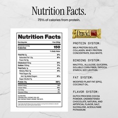David High Protein Bars No Sugar – Sugar Free Protein Bars, Low Carb, Gluten