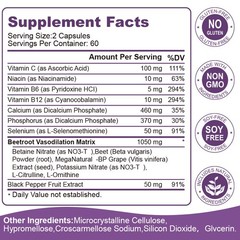 Total Beets Circulation Superfood Beet Root with Blood Pressure Support 120ct