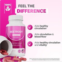 3-1PCS Rosabella Organic Beet Root Natural Energy Boost Blood Pressure