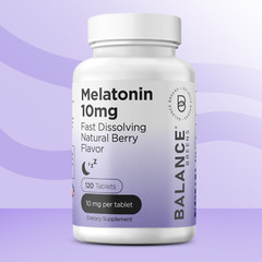 Melatonin 10mg, 100% Drug Free, Fast-Dissolve 120 Tablets