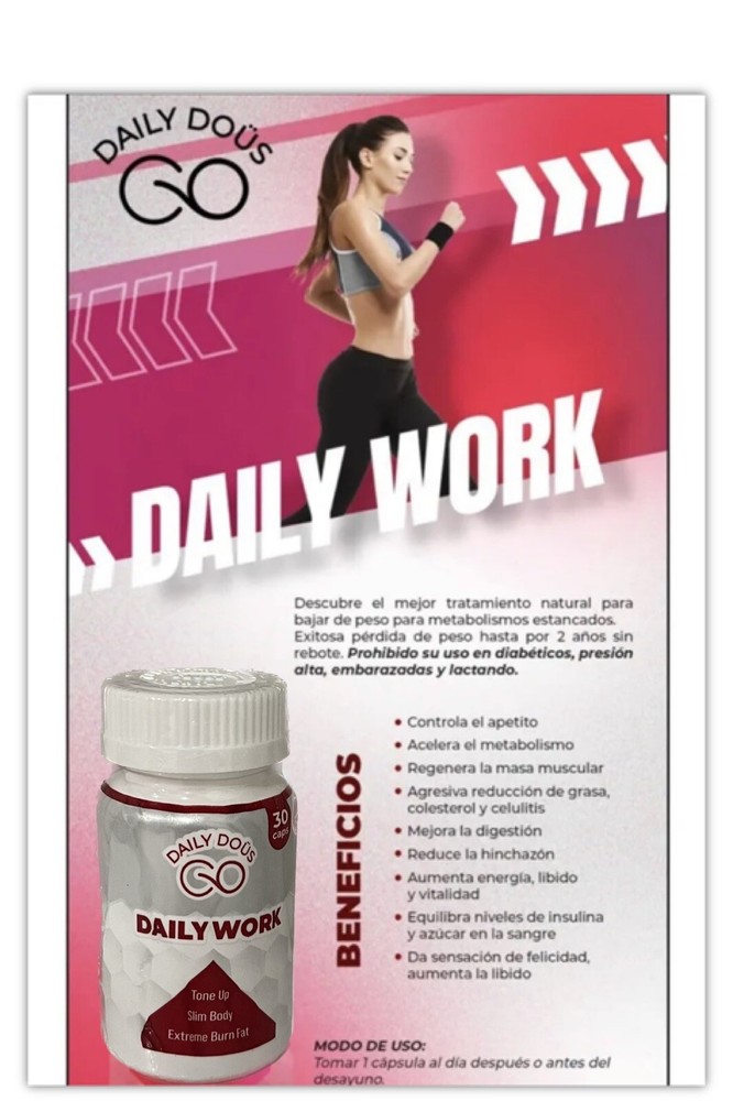 Daily Work Pills – New, Sealed, Authentic by Daily Dous