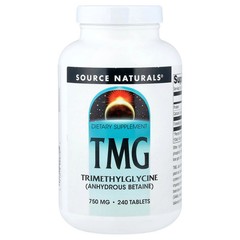 2 X Source Naturals, TMG, 750 mg, 240 Tablets