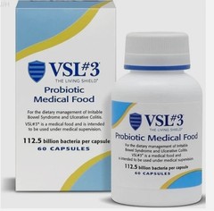 112.5 Billion CFU High Potency 60 Gut Capsules Health LATEST` VSL#3 Probiotics