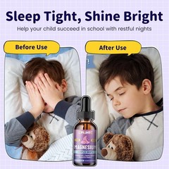 Kids Magnesium Liquid Drops-Magnesium Glycinate Liquid for Kids