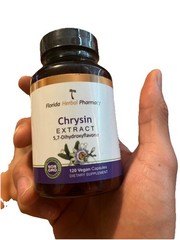 Chrysin 5, 7 – Dihydroxyflavone Passion Flower Extract Capsules (120 Capsules)