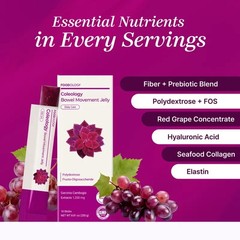 FOODOLOGY Coleology Bowel Movement Sticks, Grape Flavor, Gut Bloating Reli