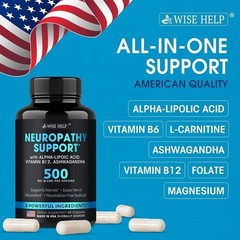 Scientifically Formulated Neuropathy Relief – 60 Natural Capsules for All Ages