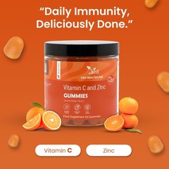 Ved Gummies Vitamin c with Zinc Gummies & Zicam Nasal Swabs.