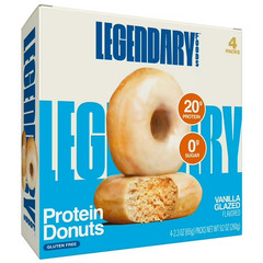 Legendary Foods Protein Donuts Vanilla Glazed 9.2oz 4 Pk 2 Boxes