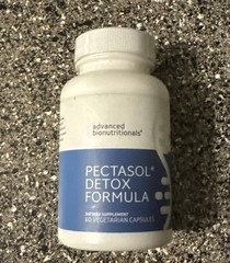 PECTASOL DETOX FORMULA Bionutritionals Diet Supplements 60 Capsules Exp 05/2027