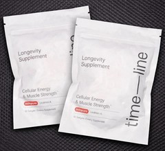 Time-Line Longevity Supplement Mitopure Urolithin A 60 Softgaels -2 Pack – 07/27