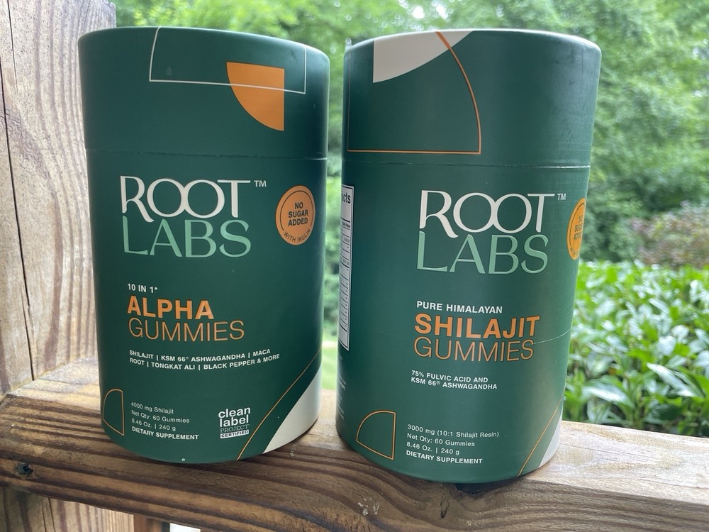 Root Labs Alpha & Shilajit Gummies 2-pack