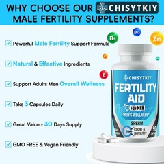 Chisytkiy Male Fertility Supplements Advanced Fertility Supplement for Men