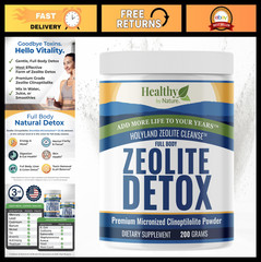 Zeolite Detox Powder 7.05oz – Natural Clinoptilolite Cleanse for Full Body Detox