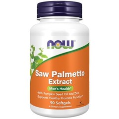 NOW FOODS Saw Palmetto Extract 80 mg 90 Softgels