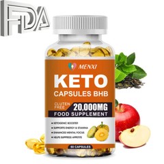 Keto BHB Diet Pills Fat Burner Diet Weight Loss Supplement Low Calorie Slimming