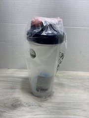 BlenderBottle Classic 28 oz Shaker Bottle Blue Clear with Mixing Ball – SEALED