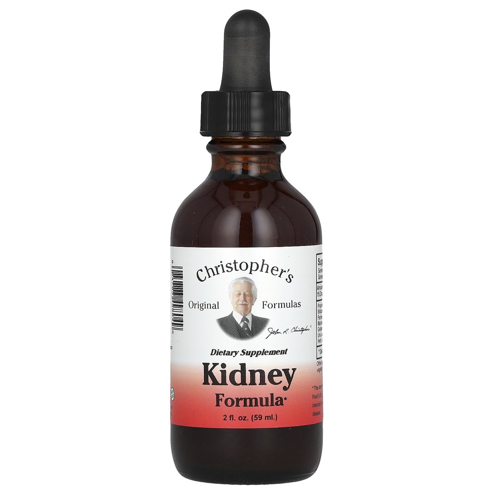 Christopher s Original Formulas Kidney Formula 2 fl oz 59 ml Chemical-Free