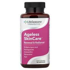2 X LifeSeasons, Ageless SkinCare�, Renewal & Radiance, 90 Capsules