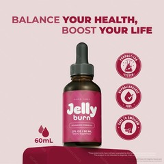 Jelly Burn Drops, Metabolism Support & Weight Loss Liquid Formula (30 serv)