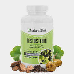 NaturalSlim Testosterin Men’s Multivitamins Testosterone Booster 180 Capsules