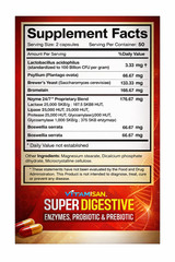 Enhanced Super Digestive Enzymes 100 Caps probiotic & prebiotic