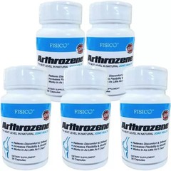 5 pack Fisico Arthrozene Natural Joint Health Supplement 30 Capsules Exp 12/28