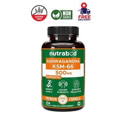 Nutra.bud KSM-66 Ashwagandha 500mg 30 Caps